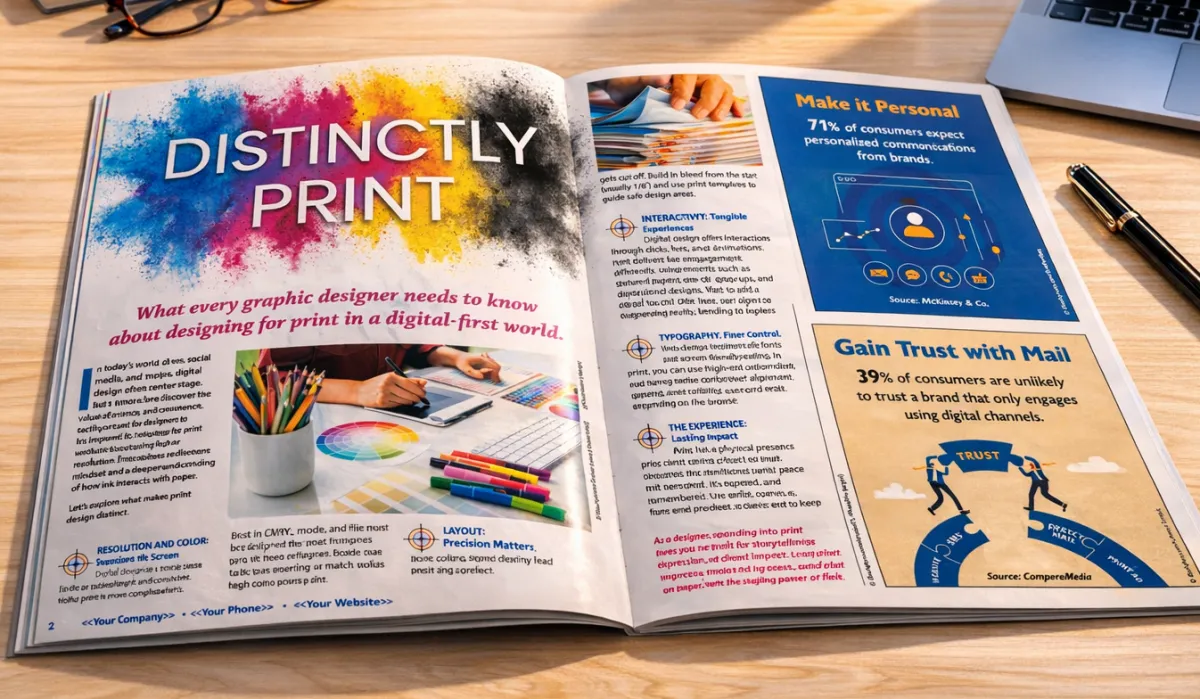 Direct mail marketing materials